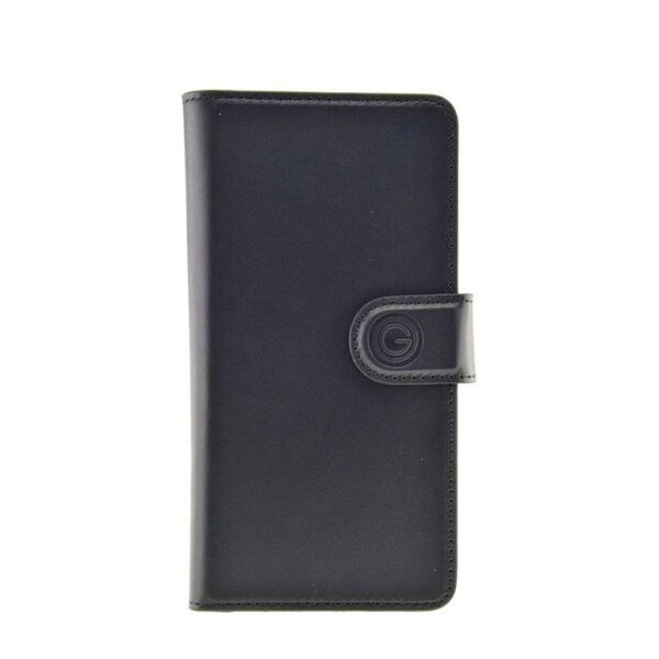 Mike Galeli Joss Echtleder für Samsung G965F Galaxy S9 Plus - Schwarz - Handmade Book Case