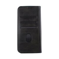 Cyoo Premium Book Case Etui für Apple iPhone 12 (6.1 Zoll)/ 12 Pro - Schwarz