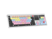 Logickeyboard Avid Pro Tools DE Tastatur (PC/Slim) - Silber