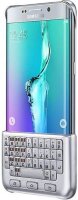Samsung EJ-CG928 Keyboard Tastatur Schutzhülle für Galaxy S6 Edge Plus - Silber