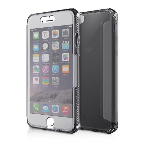 Itskins Spectra Vision Book Cover für Apple iPhone 6, 6s, 7, 8, SE 2020 - Schwarz