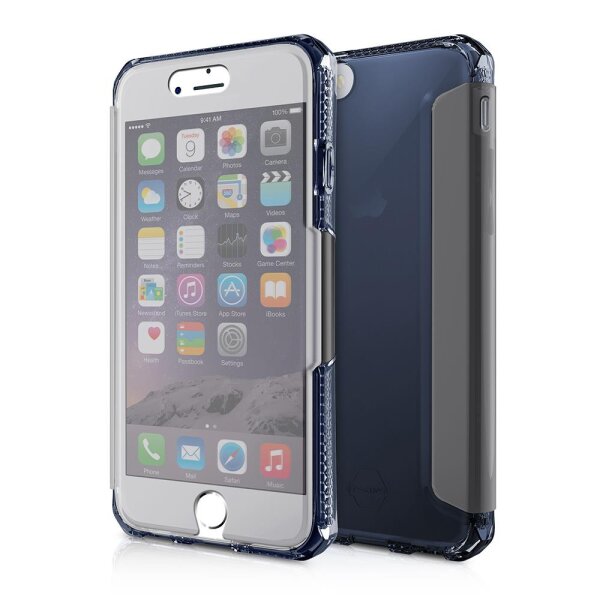 Itskins Spectra Vision Book Cover für Apple iPhone 6, 6s, 7, 8, SE 2020 - Vision Blau