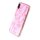 Uunique Street Marmor - Silikon Hülle - Apple iPhone X - Pink