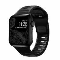 Nomad Sport Strap V2 Armband für Apple Watch 49/45/44/42mm - Lunar Black (Schwarz)