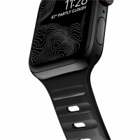 Nomad Sport Strap V2 Armband für Apple Watch 49/45/44/42mm - Lunar Black (Schwarz)