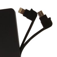 Xqisit Power Bank Lightning und Micro USB 1500mAh - Schwarz