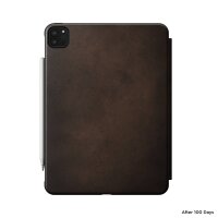 Nomad Rugged Folio Case Rustic Brown Leather für Apple iPad Pro 11 - Braun