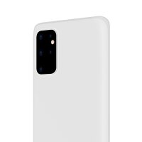 Cyoo Premium Liquid Silikon Schutz Hülle für Samsung N980F Galaxy Note 20 - Weiss