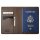 Nomad Passport Wallet Traditional Reisepass Hülle - Braun