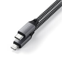 Satechi Type-C to Lightning Cable 25cm - Space Gray (Grau)
