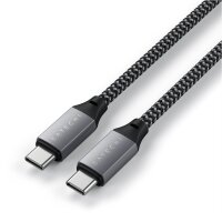Satechi USB-C auf USB-C Short Cable 25cm - Space Gray (Grau)