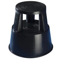 WEDO Rollhocker Step Kunststoff - Schwarz