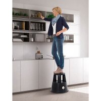 WEDO Rollhocker Step Kunststoff - Schwarz