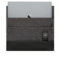 RivaCase Lantau 8802 Laptop-Hülle für Apple MacBook Pro/MacBook Air 13 - Melange Schwarz