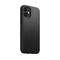 Nomad Rugged Case für Apple iPhone 12 Mini - Black Leather (Schwarz)