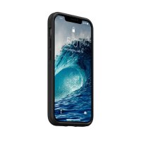 Nomad Rugged Case für Apple iPhone 12 Mini - Black Leather (Schwarz)