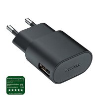 Nokia AC-60E Netzteil/Ladekabel/Ladegerät - Micro USB - Schwarz - 1500mA