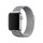 4-OK SMART Watch Band Armband für Apple Watch 38-40mm - Metall Silber