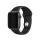 4-OK SMART Watch Band Armband für Apple Watch 38-40mm - Silikon Schwarz