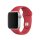 4-OK SMART Watch Band Armband für Apple Watch 42-44mm - Silikon Rot