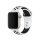 4-OK SMART Sport Watch Band Armband für Apple Watch 38-44mm - Silikon Weiss