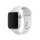 4-OK SMART Watch Band Armband für Apple Watch 42-44mm - Silikon Weiss