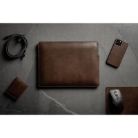 Nomad Leder Sleeve für MacBook Pro 13 / Air 13 - Rustic Brown