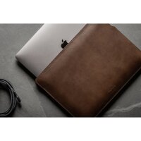 Nomad Leder Sleeve für MacBook Pro 13 / Air 13 - Rustic Brown