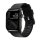 Nomad Modern Strap BLK Active Leather Connector 42/44/45/49mm Pro V2 - Schwarz