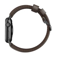 Nomad Traditional Leder Strap Armband (Connector Braun) für Watch 40/38mm - Schwarz
