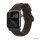 Nomad Traditional Leder Strap Armband (Connector Braun) für Watch 40/38mm - Schwarz