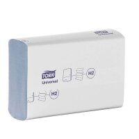 TORK Papierhandtücher 150388 Xpress H2 Universal Interfold-Falzung 2-lagig 4.740 Tücher - Blau