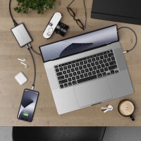 Satechi 100W Type-C PD GaN Compact Charger - Space Gray (Grau)