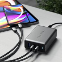 Satechi 100W Type-C PD GaN Compact Charger - Space Gray (Grau)