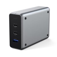 Satechi 100W Type-C PD GaN Compact Charger - Space Gray (Grau)