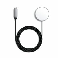 Satechi Magnetic Wireless Charging Cable - Space Gray (Grau)