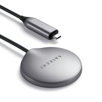 Satechi Magnetic Wireless Charging Cable - Space Gray (Grau)
