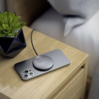 Satechi Magnetic Wireless Charging Cable - Space Gray (Grau)