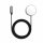 Satechi Magnetic Wireless Charging Cable - Space Gray (Grau)
