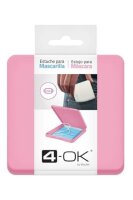 4-OK Schutzhülle für Gesichtsmasken - Pink