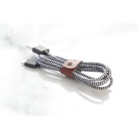 Native Union Belt Cable USB-A auf Lightning - 1,2m - Zebra