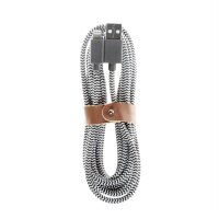 Native Union Belt Cable USB-A auf Lightning - 3m - Zebra