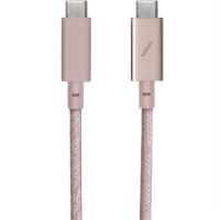 Native Union Belt Cable USB-C auf USB-C Pro - 2,4m - Rose