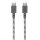 Native Union Belt-Cable USB-C auf USB-C - 1.2m - Zebra