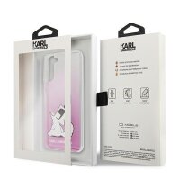Karl Lagerfeld Choupette Gradient Hülle für Samsung G996F Galaxy S21+ - Pink