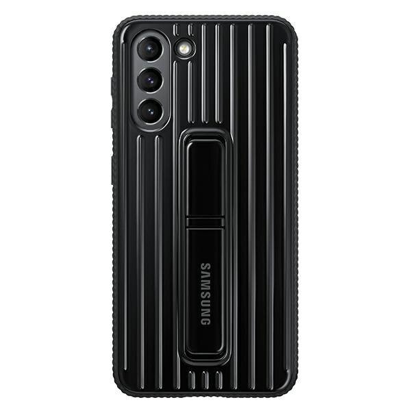 Samsung EF-RG996 Protective Standing Hülle - G996F Galaxy S21+ - Schwarz - Schutzhülle Cover Case Standfunktion