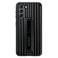 Samsung EF-RG996 Protective Standing Hülle - G996F Galaxy S21+ - Schwarz - Schutzhülle Cover Case Standfunktion