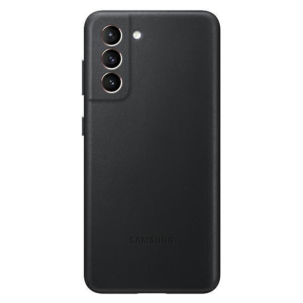 Samsung EF-VG996 Leder Hülle -  G996F Galaxy S21+ - Schwarz - Schutzhülle Cover Case