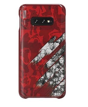 Samsung GP-G970 - Marvel Smart Cover - G970F Galaxy S10e - Avengers Comics - Rot Schutzhülle Hülle Cover Case Original