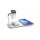 Zens Aluminium Dual Wireless Qi Charger + Watch - Weiss